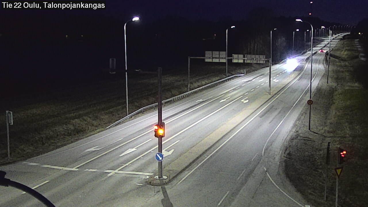 Weather Camera Image Väg 22 Oulu Heikkilänkangas, Oulu, Pohjois-Pohjanmaa