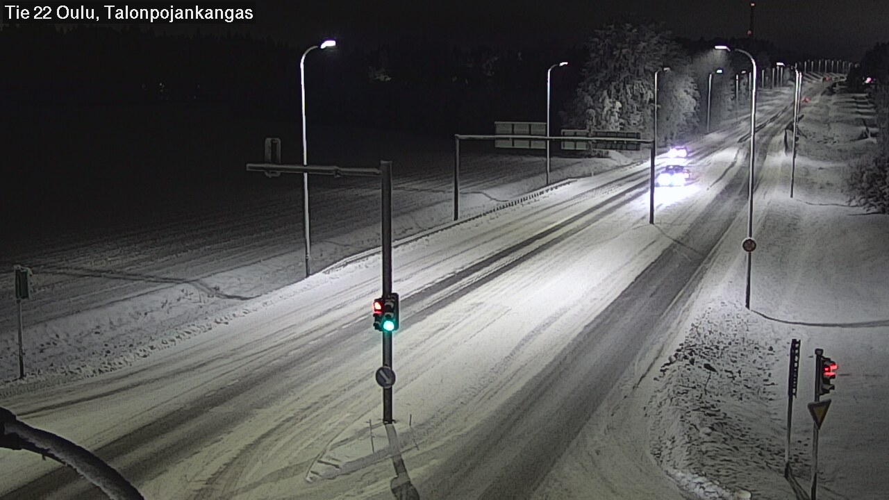 Weather Camera Image Väg 22 Oulu Heikkilänkangas, Oulu, Pohjois-Pohjanmaa