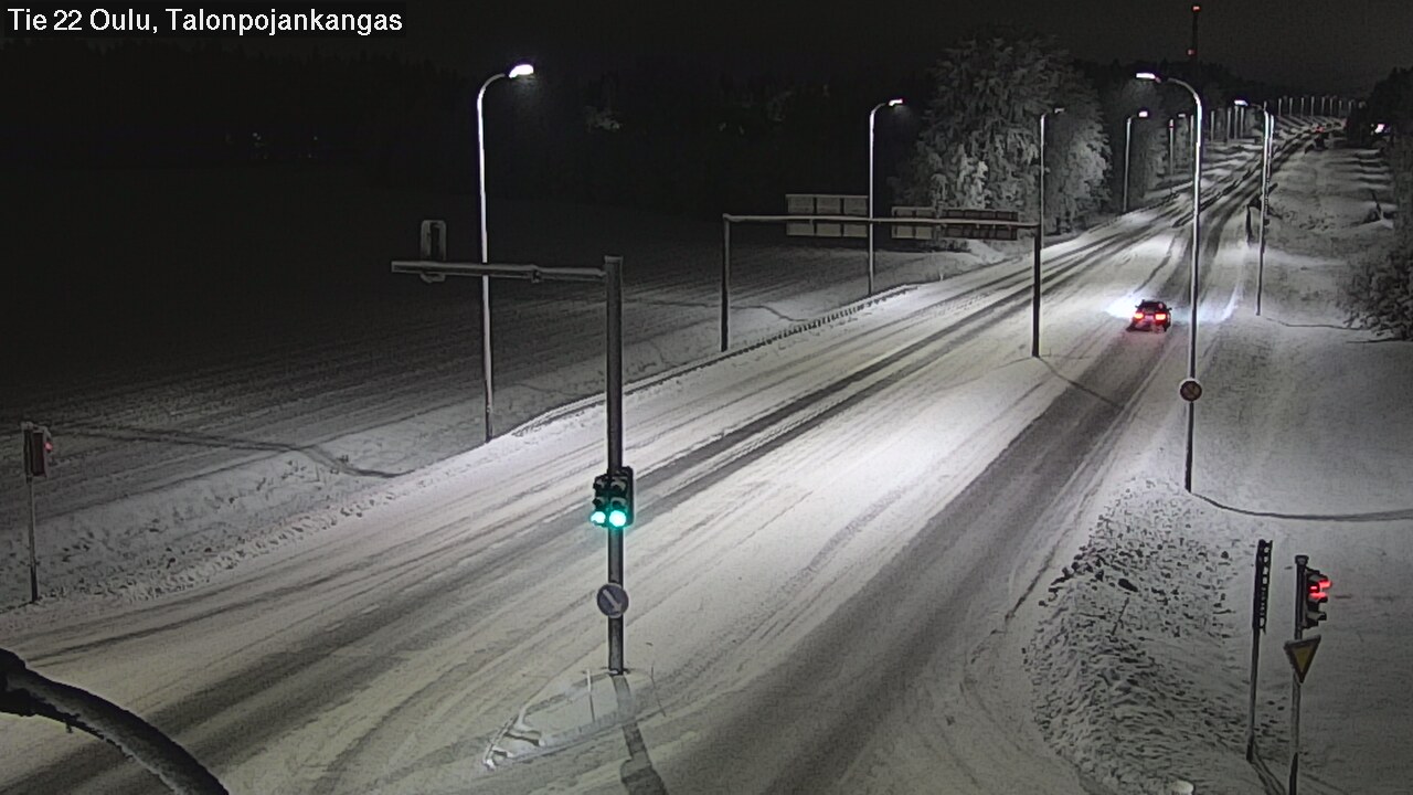 Weather Camera Image Väg 22 Oulu Heikkilänkangas, Oulu, Pohjois-Pohjanmaa