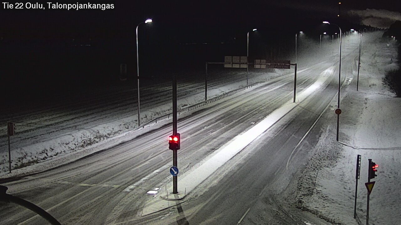 Weather Camera Image Väg 22 Oulu Heikkilänkangas, Oulu, Pohjois-Pohjanmaa