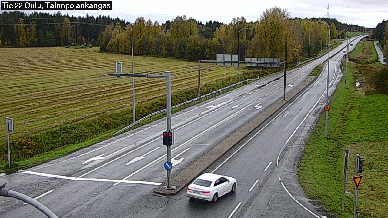 Weather Camera Image Road 22 Oulu Heikkilänkangas, Oulu, Pohjois-Pohjanmaa