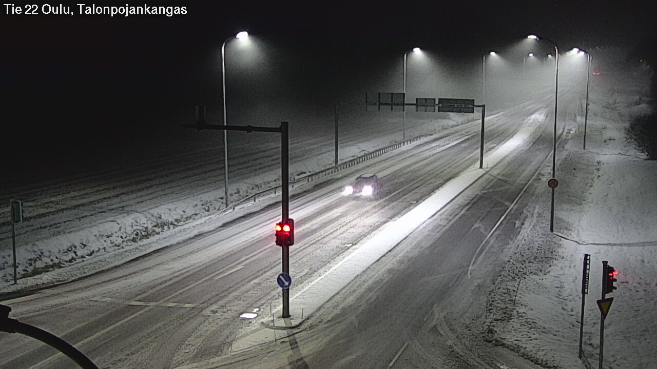 Weather Camera Image Väg 22 Oulu Heikkilänkangas, Oulu, Pohjois-Pohjanmaa