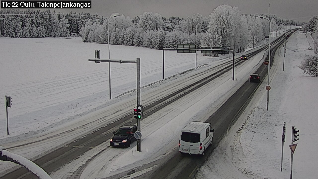 Weather Camera Image Väg 22 Oulu Heikkilänkangas, Oulu, Pohjois-Pohjanmaa