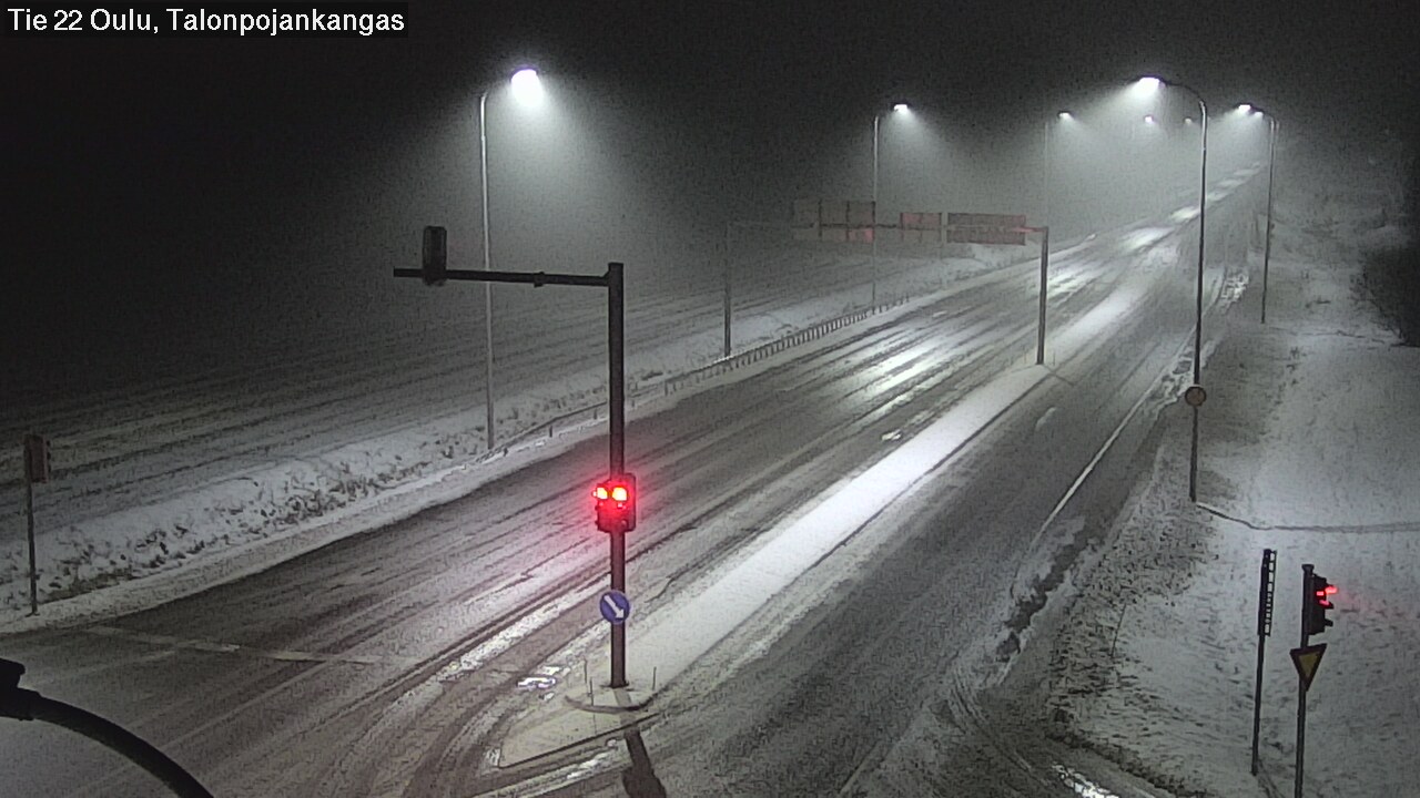 Weather Camera Image Väg 22 Oulu Heikkilänkangas, Oulu, Pohjois-Pohjanmaa