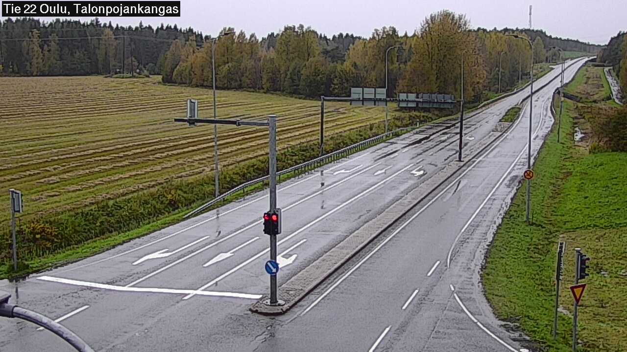 Weather Camera Image Road 22 Oulu Heikkilänkangas, Oulu, Pohjois-Pohjanmaa