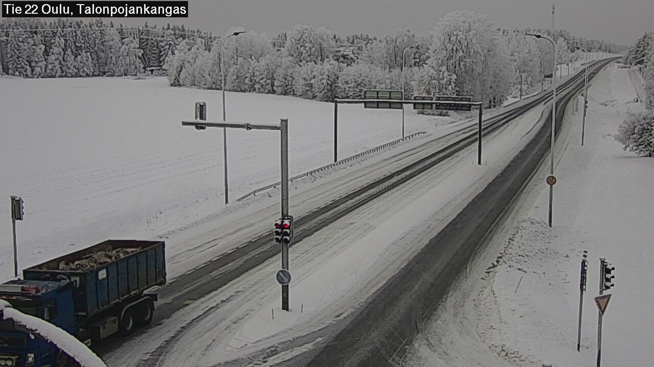 Weather Camera Image Väg 22 Oulu Heikkilänkangas, Oulu, Pohjois-Pohjanmaa