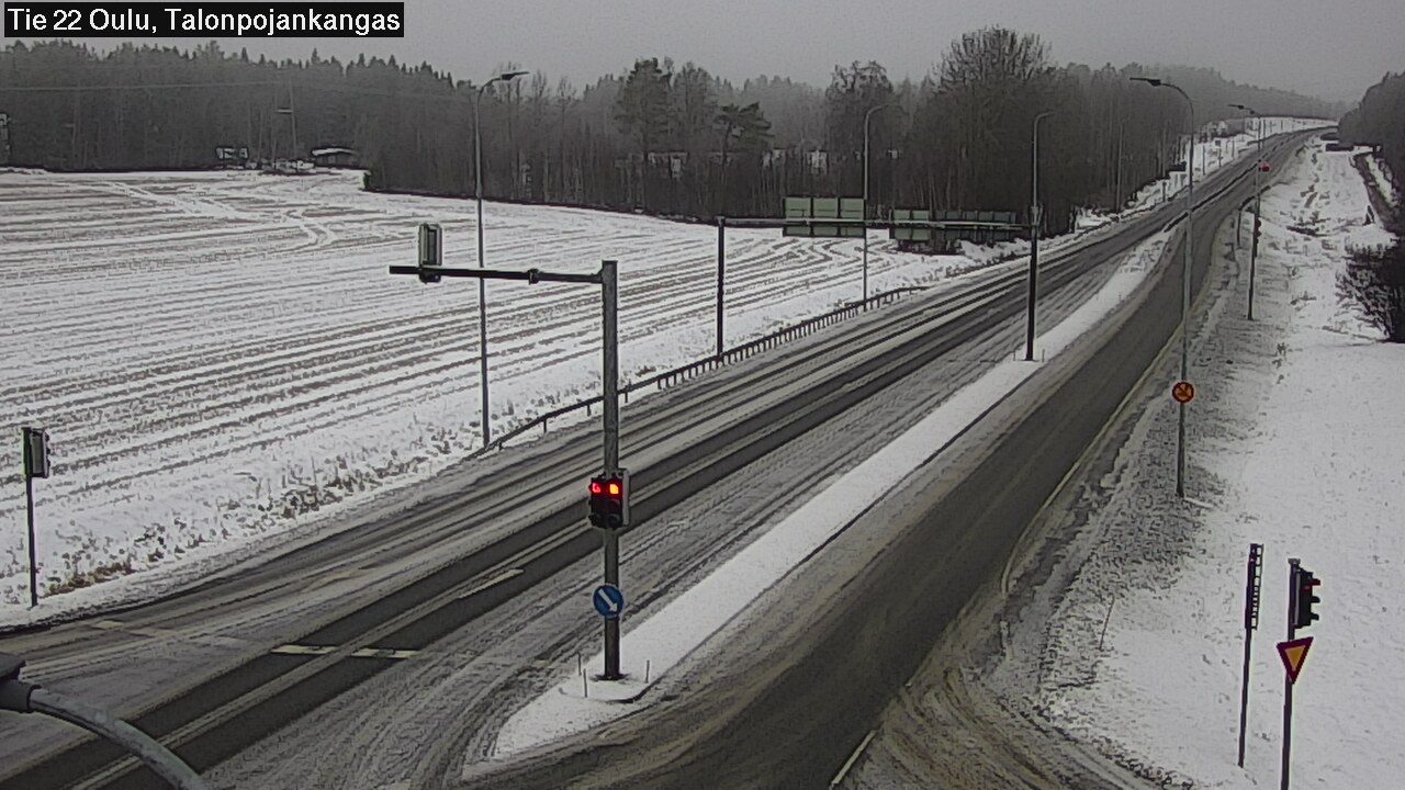 Weather Camera Image Väg 22 Oulu Heikkilänkangas, Oulu, Pohjois-Pohjanmaa