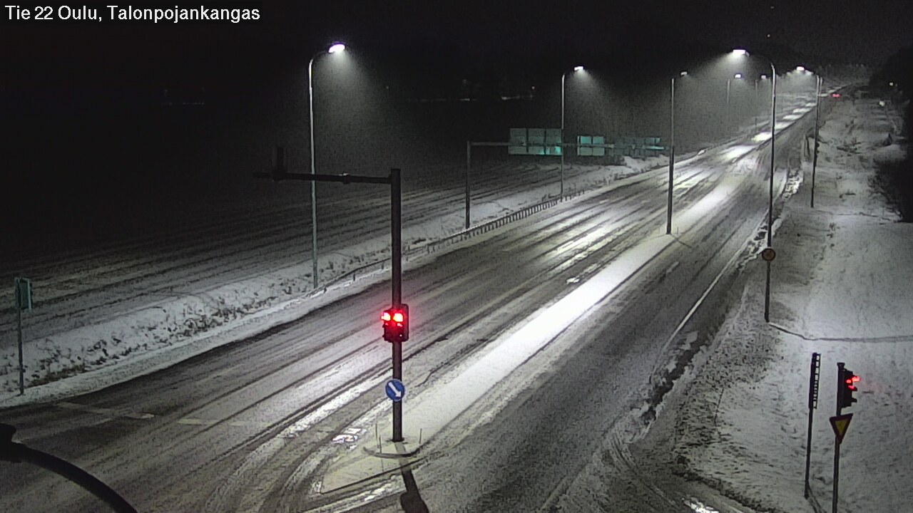 Weather Camera Image Väg 22 Oulu Heikkilänkangas, Oulu, Pohjois-Pohjanmaa
