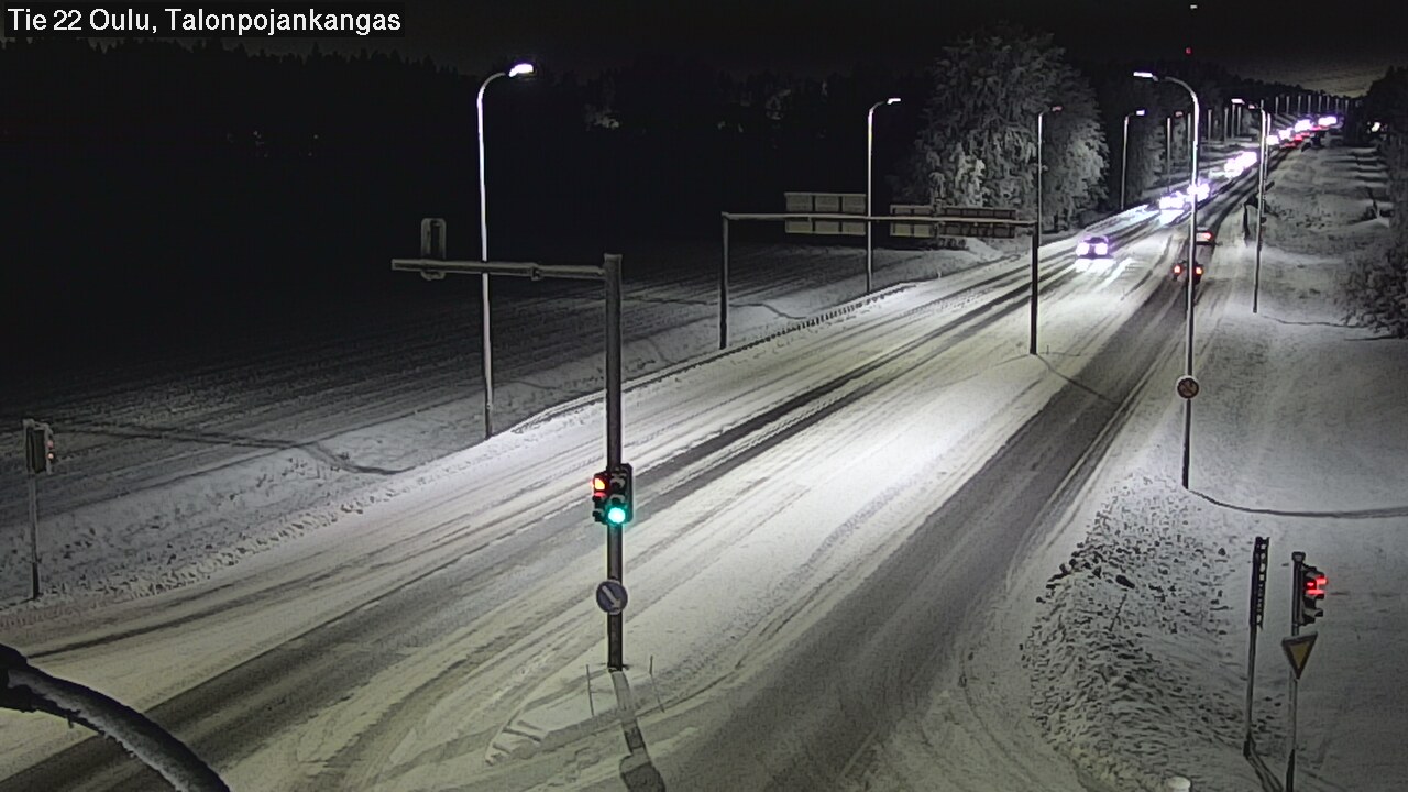 Weather Camera Image Väg 22 Oulu Heikkilänkangas, Oulu, Pohjois-Pohjanmaa