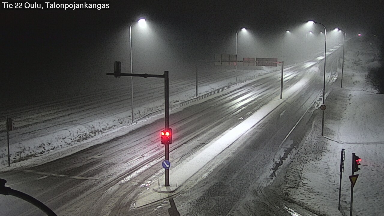 Weather Camera Image Väg 22 Oulu Heikkilänkangas, Oulu, Pohjois-Pohjanmaa