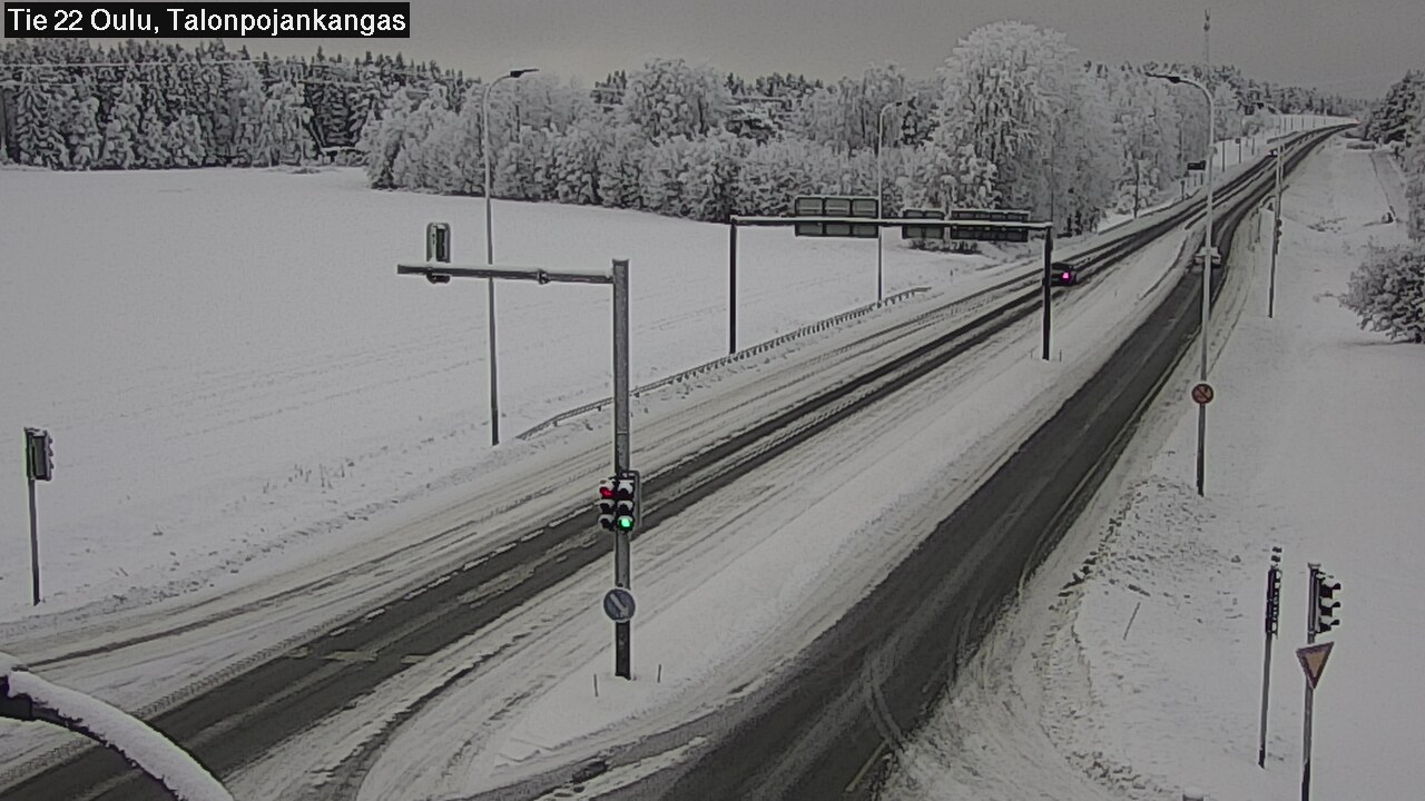 Weather Camera Image Väg 22 Oulu Heikkilänkangas, Oulu, Pohjois-Pohjanmaa