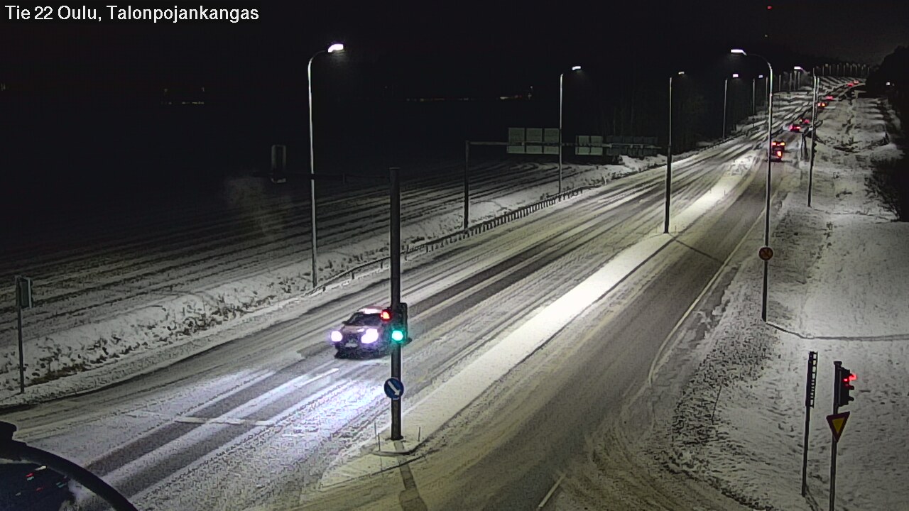 Weather Camera Image Väg 22 Oulu Heikkilänkangas, Oulu, Pohjois-Pohjanmaa