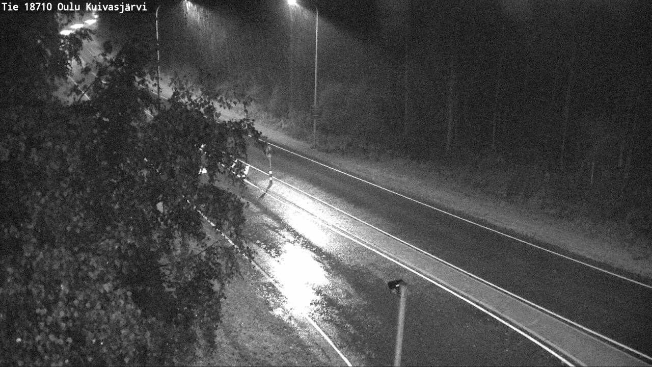 Weather Camera Image road 18710 Oulu Kuivasjärvi, Oulu, Pohjois-Pohjanmaa