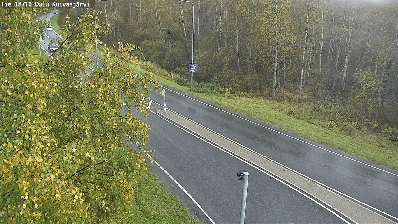 Weather Camera Image road 18710 Oulu Kuivasjärvi, Oulu, Pohjois-Pohjanmaa