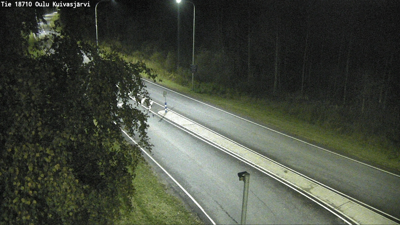 Weather Camera Image road 18710 Oulu Kuivasjärvi, Oulu, Pohjois-Pohjanmaa