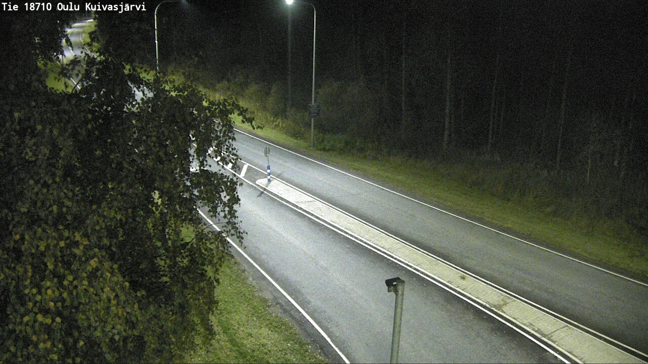 Weather Camera Image road 18710 Oulu Kuivasjärvi, Oulu, Pohjois-Pohjanmaa