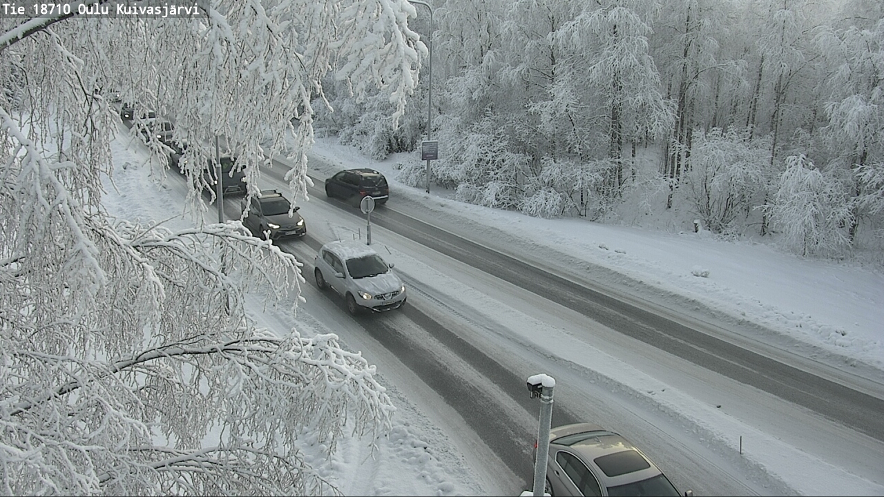 Weather Camera Image road 18710 Oulu Kuivasjärvi, Oulu, Pohjois-Pohjanmaa