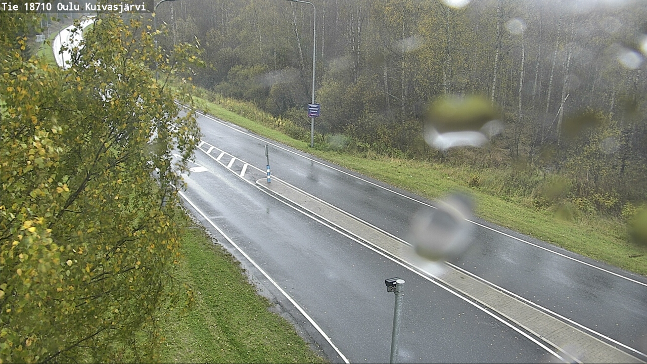 Weather Camera Image väg 18710 Oulu Kuivasjärvi, Oulu, Pohjois-Pohjanmaa