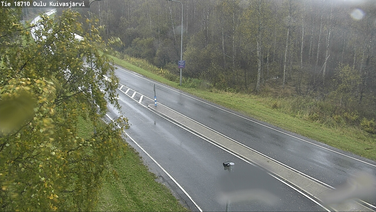 Weather Camera Image väg 18710 Oulu Kuivasjärvi, Oulu, Pohjois-Pohjanmaa
