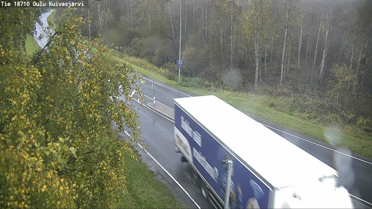 Weather Camera Image road 18710 Oulu Kuivasjärvi, Oulu, Pohjois-Pohjanmaa