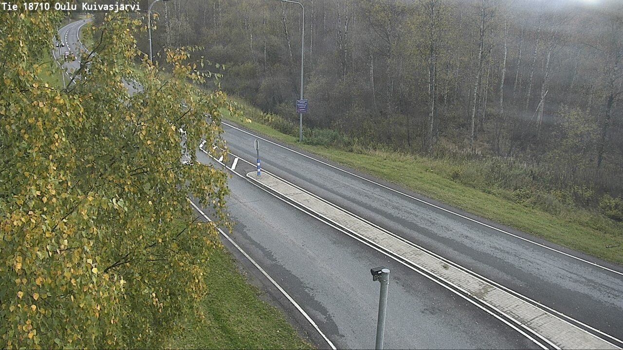Weather Camera Image road 18710 Oulu Kuivasjärvi, Oulu, Pohjois-Pohjanmaa