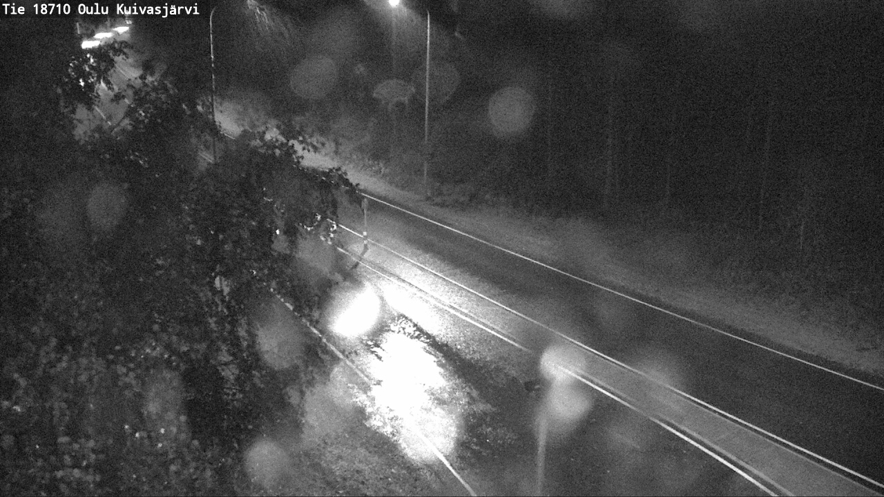 Weather Camera Image road 18710 Oulu Kuivasjärvi, Oulu, Pohjois-Pohjanmaa
