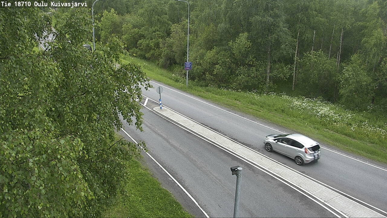 Weather Camera Image road 18710 Oulu Kuivasjärvi, Oulu, Pohjois-Pohjanmaa