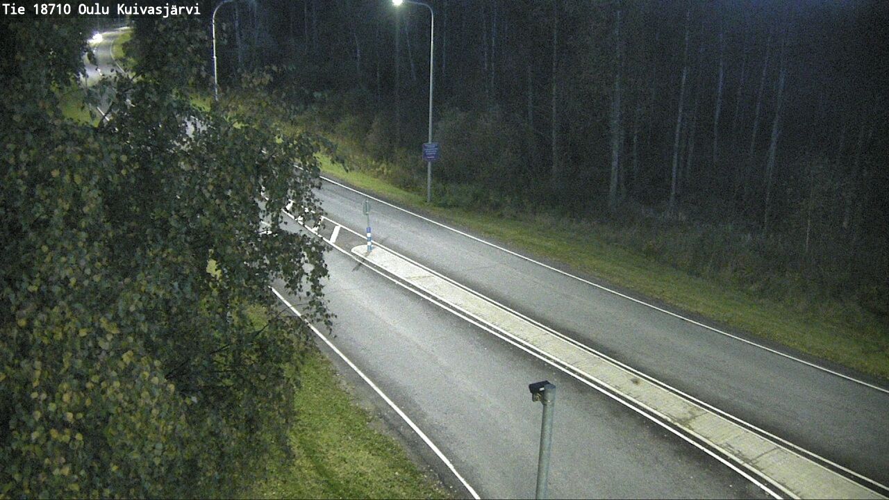 Weather Camera Image road 18710 Oulu Kuivasjärvi, Oulu, Pohjois-Pohjanmaa