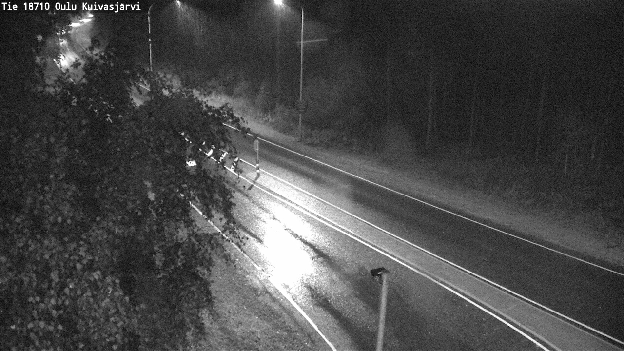 Weather Camera Image road 18710 Oulu Kuivasjärvi, Oulu, Pohjois-Pohjanmaa