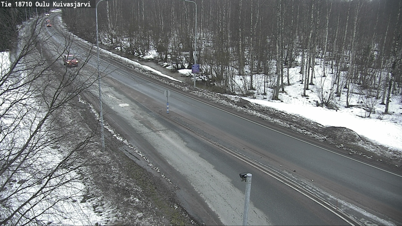 Weather Camera Image road 18710 Oulu Kuivasjärvi, Oulu, Pohjois-Pohjanmaa