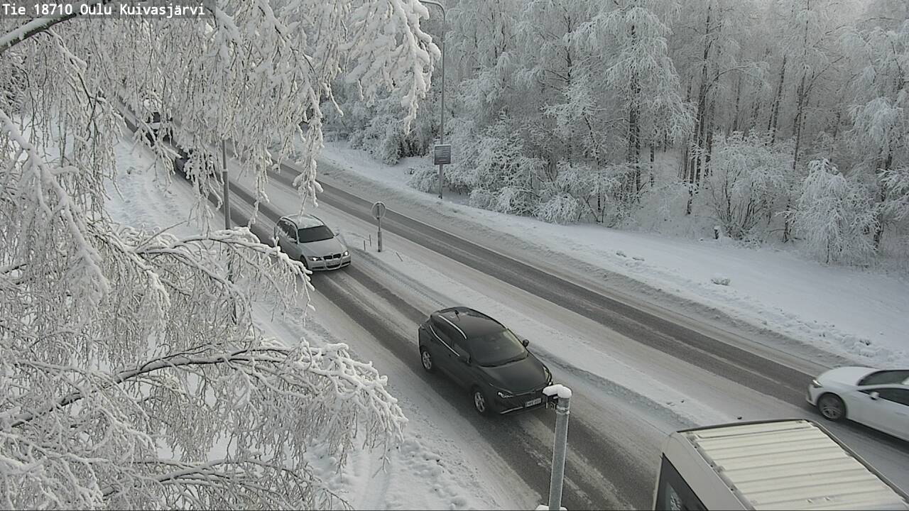 Weather Camera Image road 18710 Oulu Kuivasjärvi, Oulu, Pohjois-Pohjanmaa