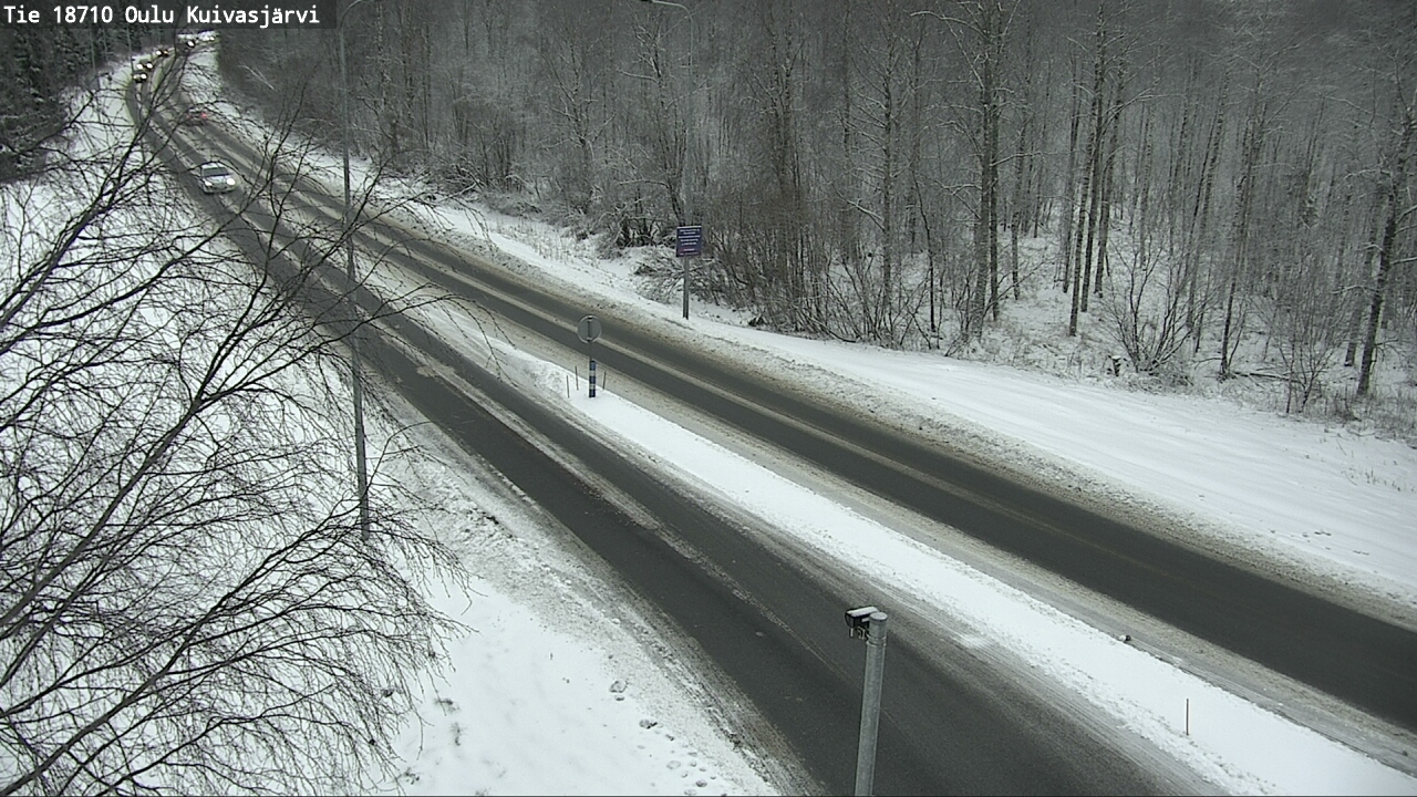 Weather Camera Image road 18710 Oulu Kuivasjärvi, Oulu, Pohjois-Pohjanmaa