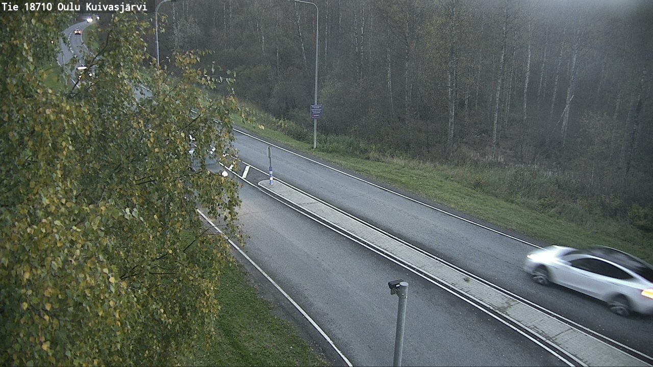 Weather Camera Image road 18710 Oulu Kuivasjärvi, Oulu, Pohjois-Pohjanmaa