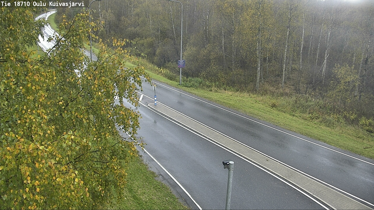 Weather Camera Image road 18710 Oulu Kuivasjärvi, Oulu, Pohjois-Pohjanmaa