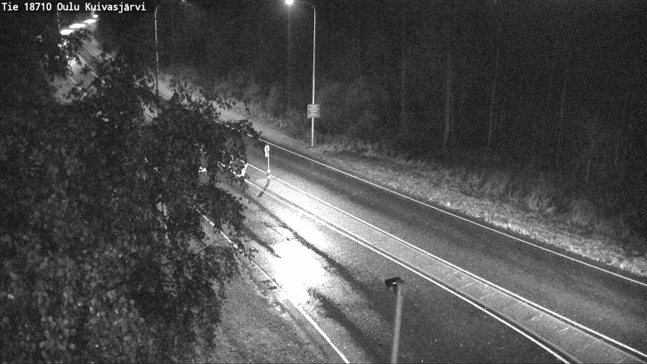 Weather Camera Image road 18710 Oulu Kuivasjärvi, Oulu, Pohjois-Pohjanmaa