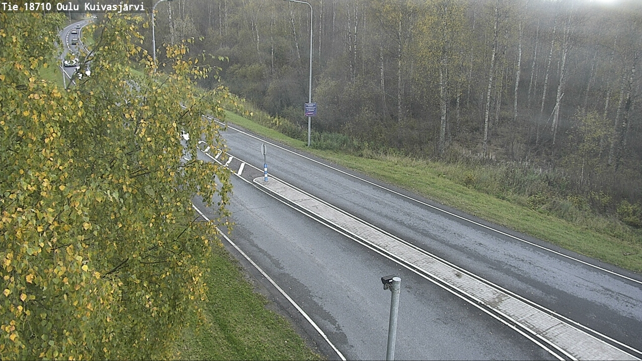 Weather Camera Image road 18710 Oulu Kuivasjärvi, Oulu, Pohjois-Pohjanmaa