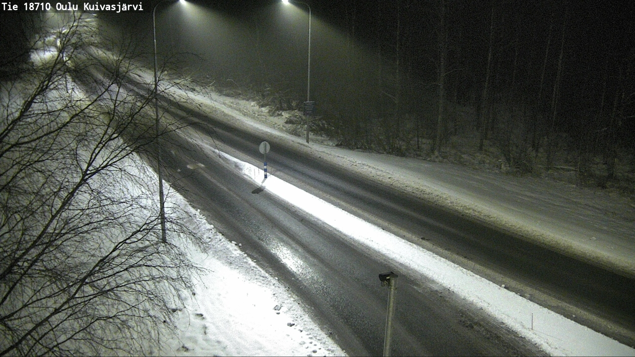 Weather Camera Image road 18710 Oulu Kuivasjärvi, Oulu, Pohjois-Pohjanmaa