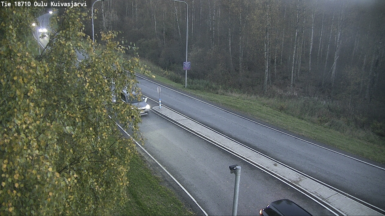 Weather Camera Image road 18710 Oulu Kuivasjärvi, Oulu, Pohjois-Pohjanmaa
