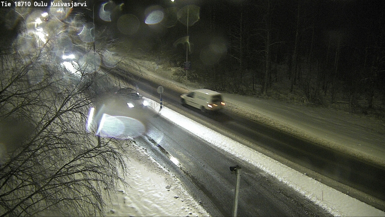 Weather Camera Image road 18710 Oulu Kuivasjärvi, Oulu, Pohjois-Pohjanmaa