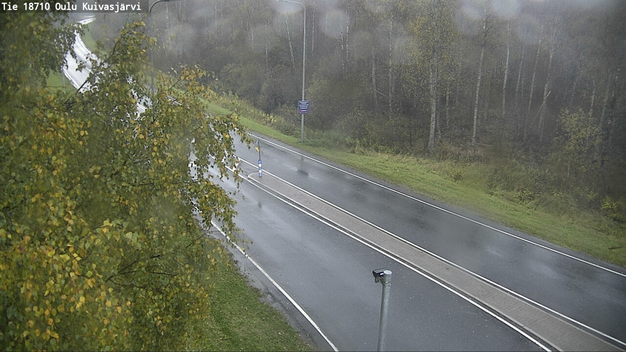 Weather Camera Image road 18710 Oulu Kuivasjärvi, Oulu, Pohjois-Pohjanmaa