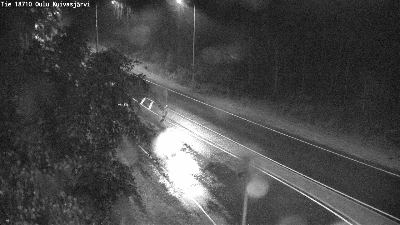 Weather Camera Image road 18710 Oulu Kuivasjärvi, Oulu, Pohjois-Pohjanmaa