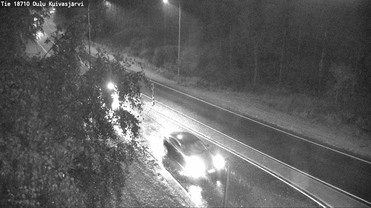 Weather Camera Image road 18710 Oulu Kuivasjärvi, Oulu, Pohjois-Pohjanmaa