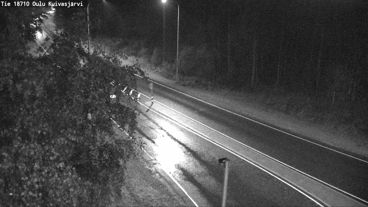 Weather Camera Image road 18710 Oulu Kuivasjärvi, Oulu, Pohjois-Pohjanmaa