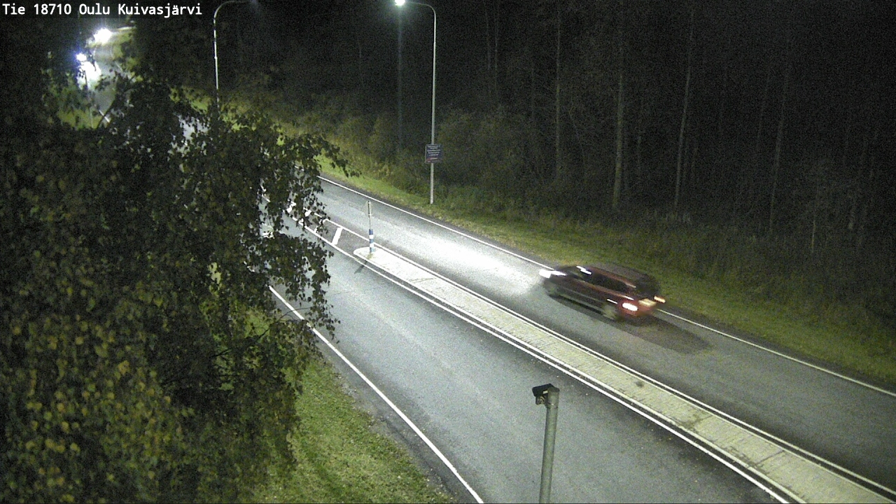 Weather Camera Image road 18710 Oulu Kuivasjärvi, Oulu, Pohjois-Pohjanmaa