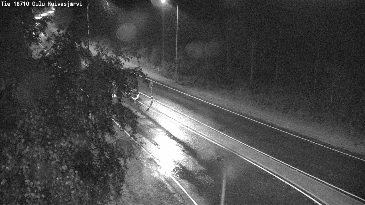 Weather Camera Image road 18710 Oulu Kuivasjärvi, Oulu, Pohjois-Pohjanmaa