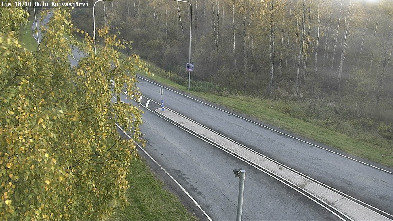 Weather Camera Image road 18710 Oulu Kuivasjärvi, Oulu, Pohjois-Pohjanmaa