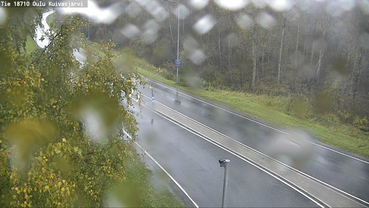Weather Camera Image road 18710 Oulu Kuivasjärvi, Oulu, Pohjois-Pohjanmaa