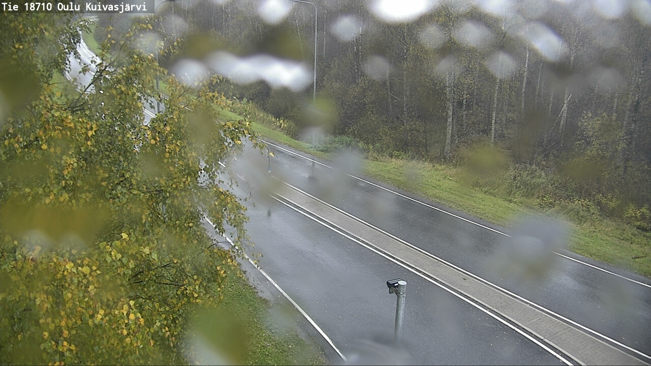 Weather Camera Image road 18710 Oulu Kuivasjärvi, Oulu, Pohjois-Pohjanmaa