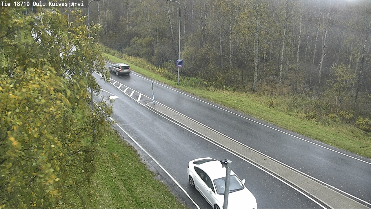 Weather Camera Image väg 18710 Oulu Kuivasjärvi, Oulu, Pohjois-Pohjanmaa
