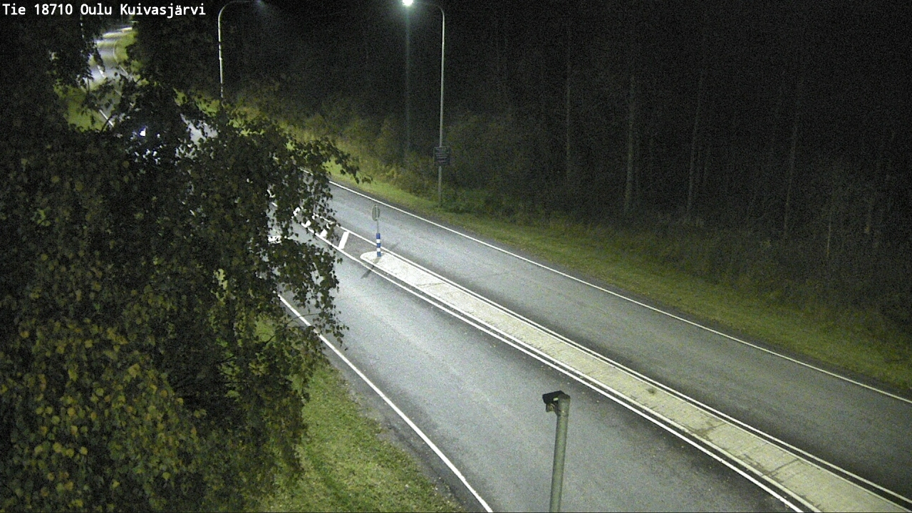 Weather Camera Image road 18710 Oulu Kuivasjärvi, Oulu, Pohjois-Pohjanmaa